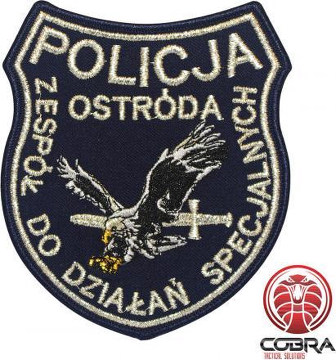 Policija Ostroda geborduurde patch embleem | Opnaai | Military Airsoft